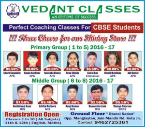 Vedant Classes Station (An Epitome of Success)